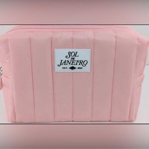 Sol de Janeiro Soft Pink Quilted Pouch